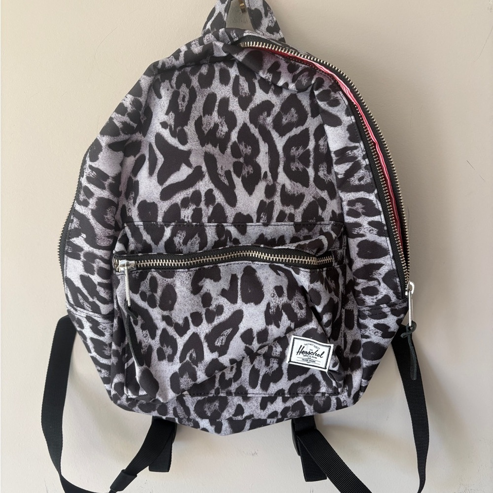 Herschel Supply Co. Leopard Print Mini Backpack - Gray/Black - Picture 2 of 5